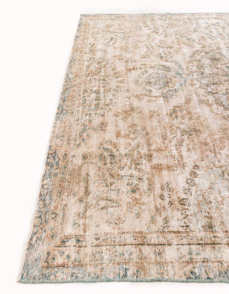 Detail image of  7' 9 x 11' 5  Hand Knotted Ultra Vintage Persian Wool Rug