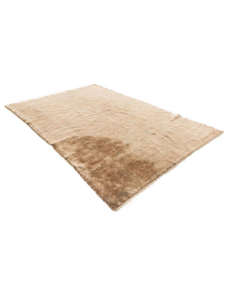 Detail image of  3' 5 x 4' 10  Hand Knotted Ultra Vintage Persian Wool Rug