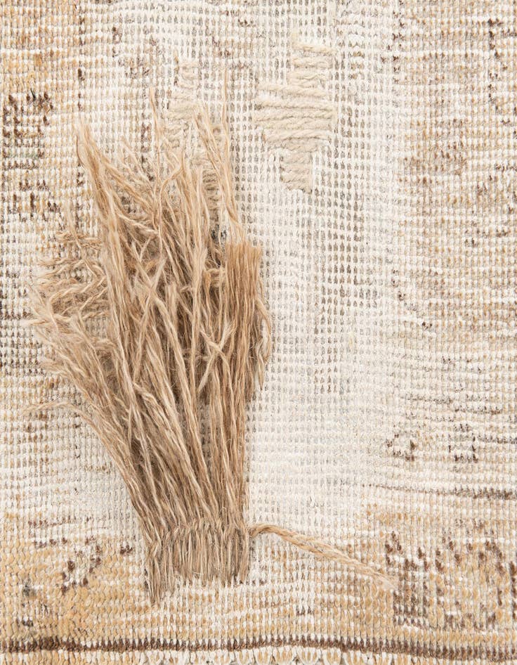 Detail image of  5' 3 x 8' 5  Hand Knotted Ultra Vintage Persian Wool Rug