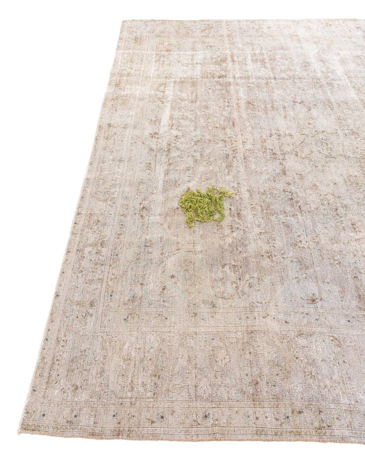 Detail image of  9' 4 x 12' 6  Hand Knotted Ultra Vintage Persian Wool Rug