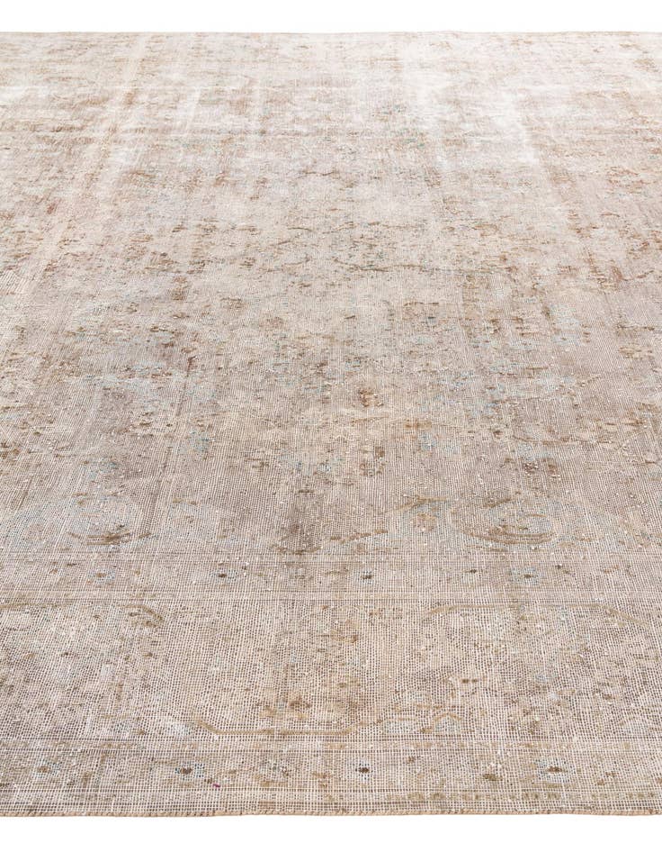 Detail image of  9' 4 x 12' 6  Hand Knotted Ultra Vintage Persian Wool Rug