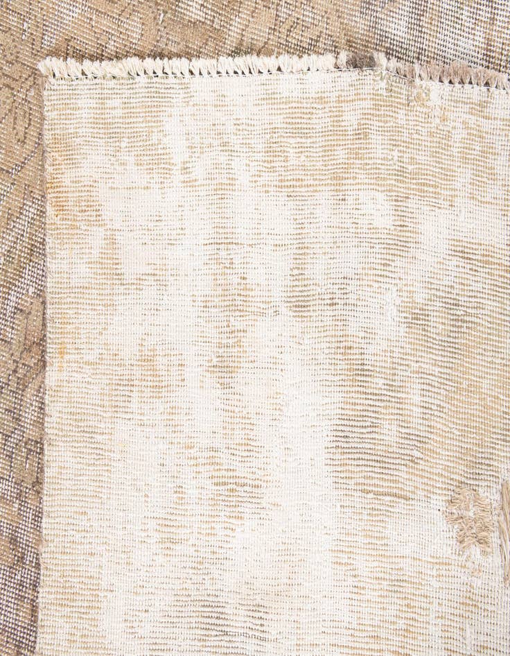 Detail image of  8' x 11'  Hand Knotted Ultra Vintage Persian Wool Rug