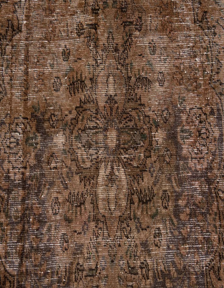 Detail image of  6' 6 x 9' 4  Hand Knotted Ultra Vintage Persian Wool Rug