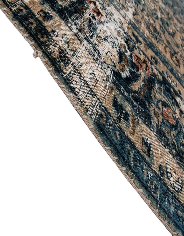 Detail image of  10' x 13'  Hand Knotted Ultra Vintage Persian Wool Rug