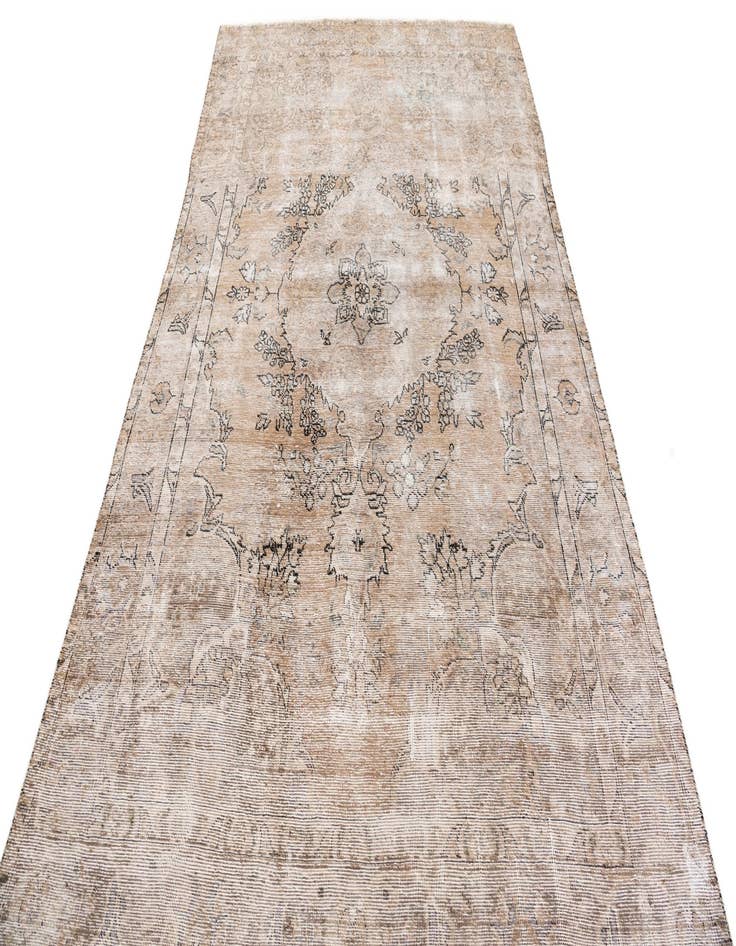 Detail image of  6' 3 x 10' 3  Hand Knotted Ultra Vintage Persian Wool Rug