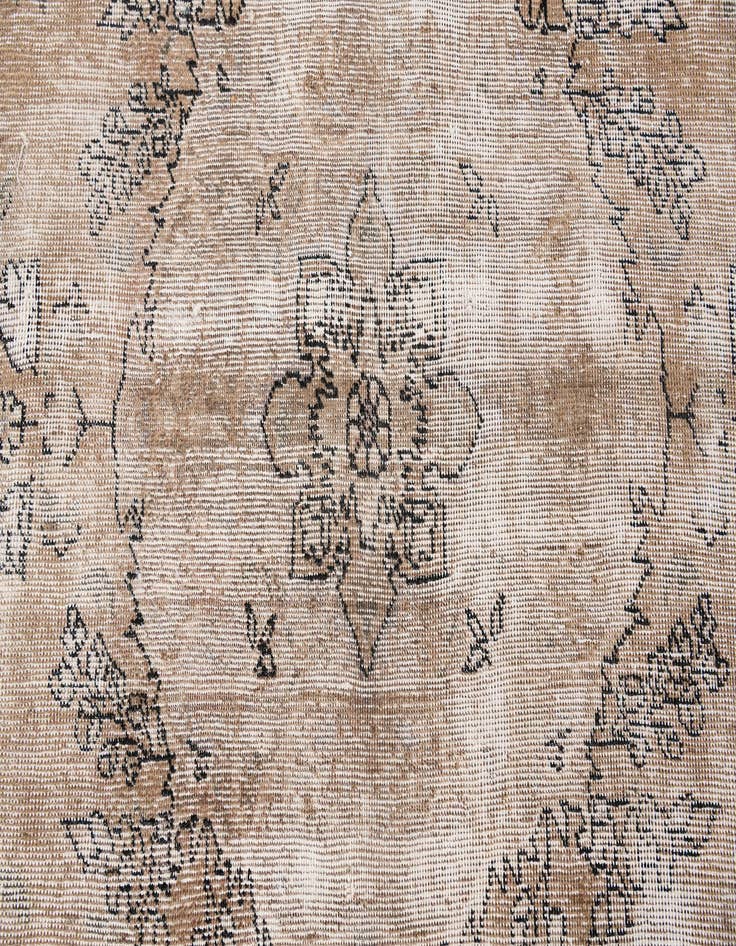 Detail image of  6' 3 x 10' 3  Hand Knotted Ultra Vintage Persian Wool Rug
