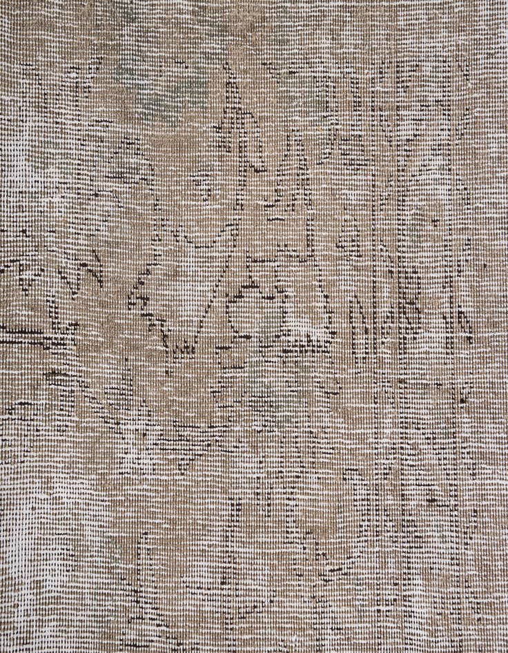 Detail image of  10' x 12' 9  Hand Knotted Ultra Vintage Persian Wool Rug