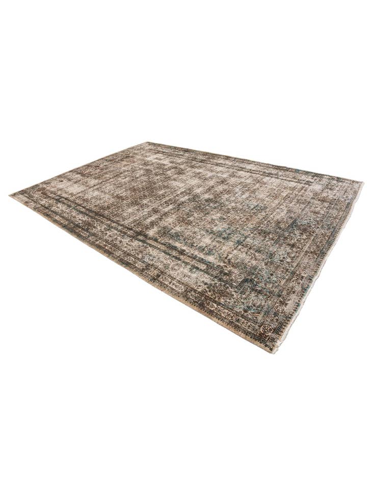 Detail image of  8' 10 x 12' 2  Hand Knotted Ultra Vintage Persian Wool Rug