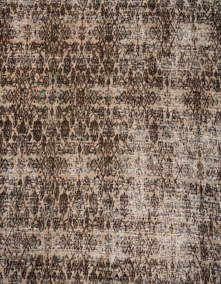 Detail image of  8' 10 x 12' 2  Hand Knotted Ultra Vintage Persian Wool Rug