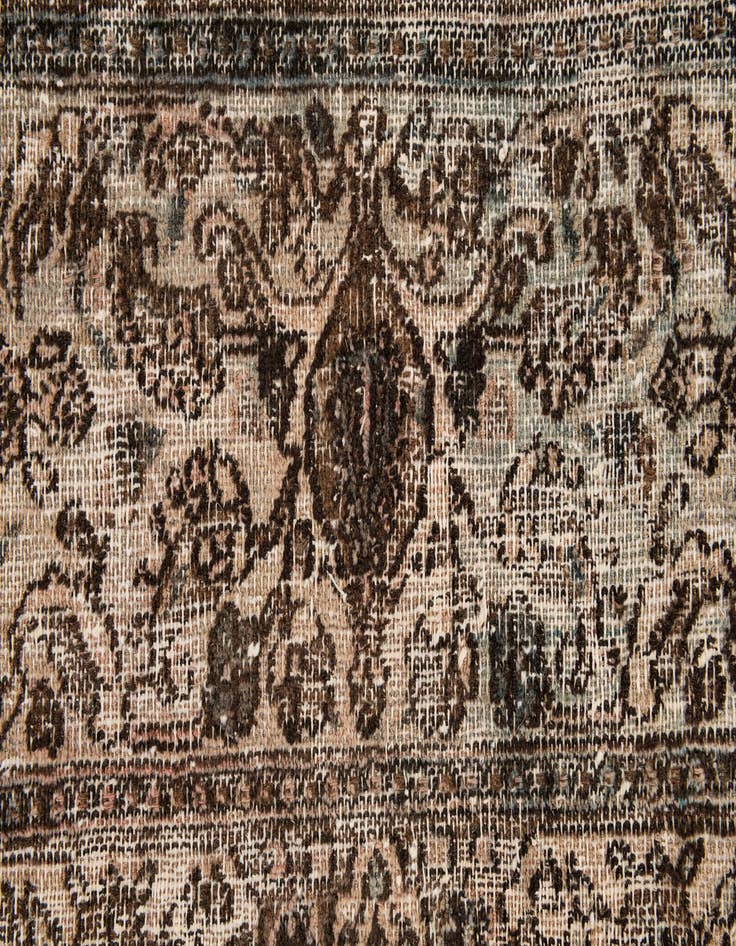 Detail image of  8' 10 x 12' 2  Hand Knotted Ultra Vintage Persian Wool Rug