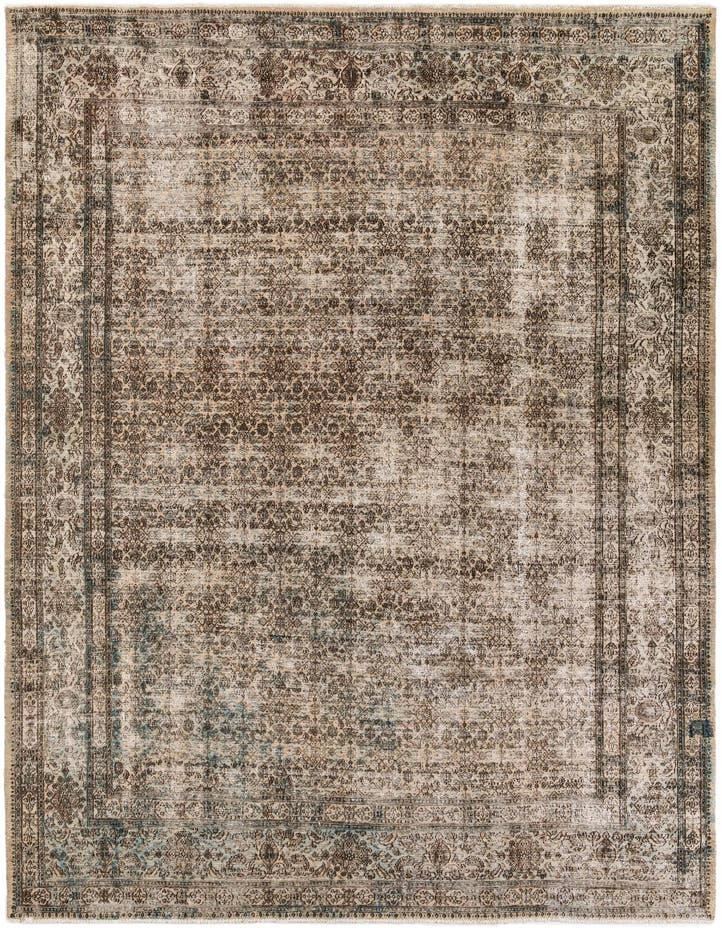  8' 10 x 12' 2  Hand Knotted Ultra Vintage Persian W...