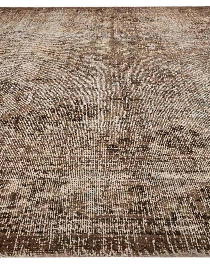 Detail image of  6' 10 x 9' 5  Hand Knotted Ultra Vintage Persian Wool Rug