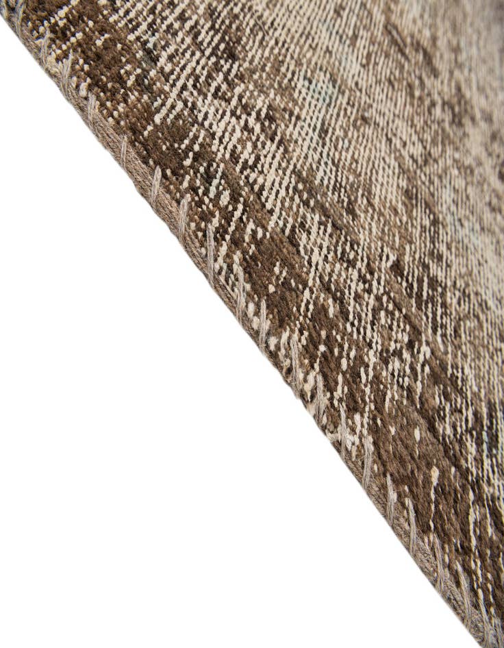 Detail image of  6' 10 x 9' 5  Hand Knotted Ultra Vintage Persian Wool Rug