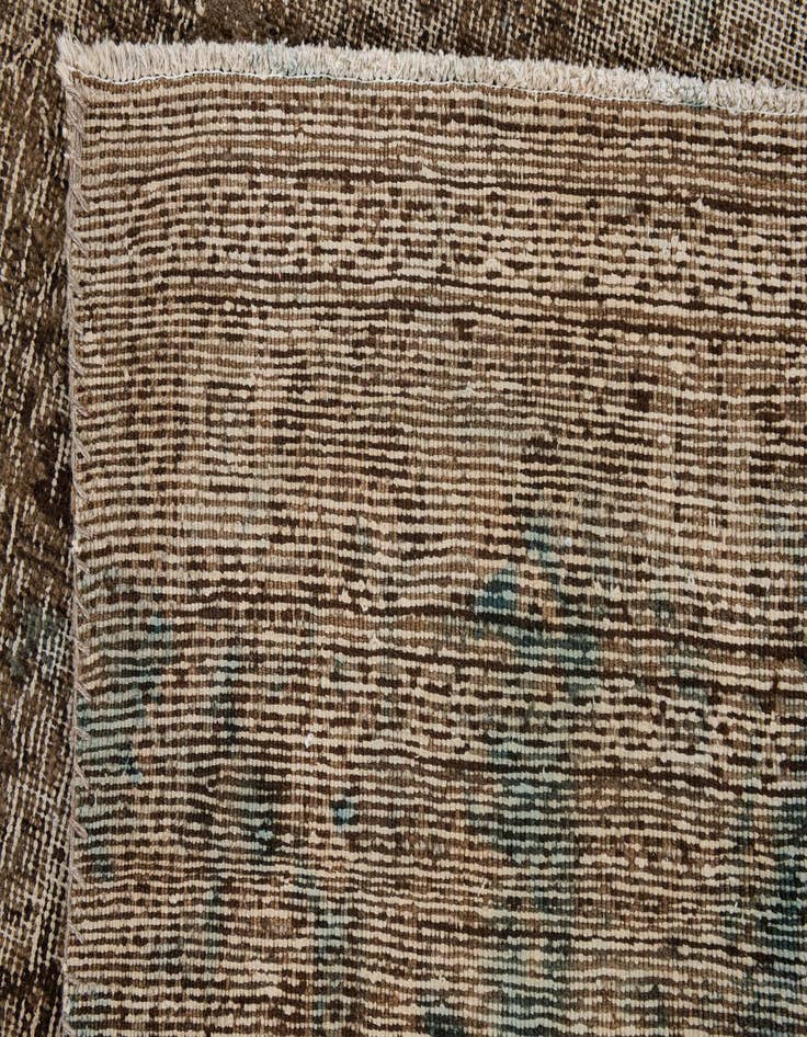 Detail image of  6' 10 x 9' 5  Hand Knotted Ultra Vintage Persian Wool Rug