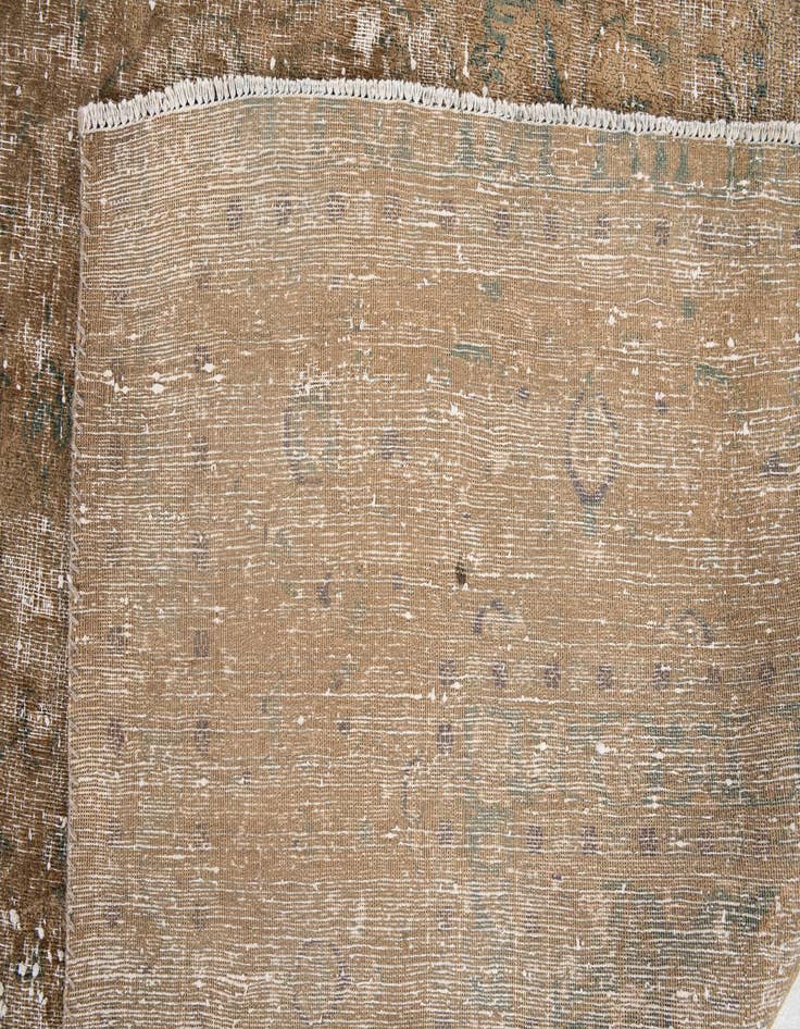 Detail image of  9' 7 x 11' 9  Hand Knotted Ultra Vintage Persian Wool Rug