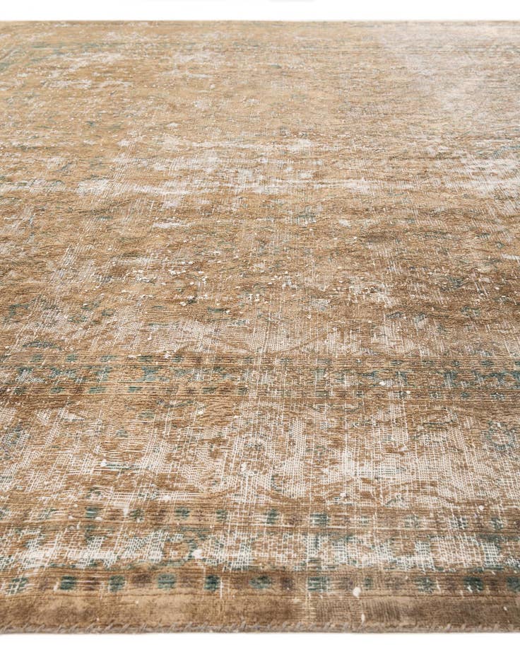 Detail image of  9' 7 x 11' 9  Hand Knotted Ultra Vintage Persian Wool Rug