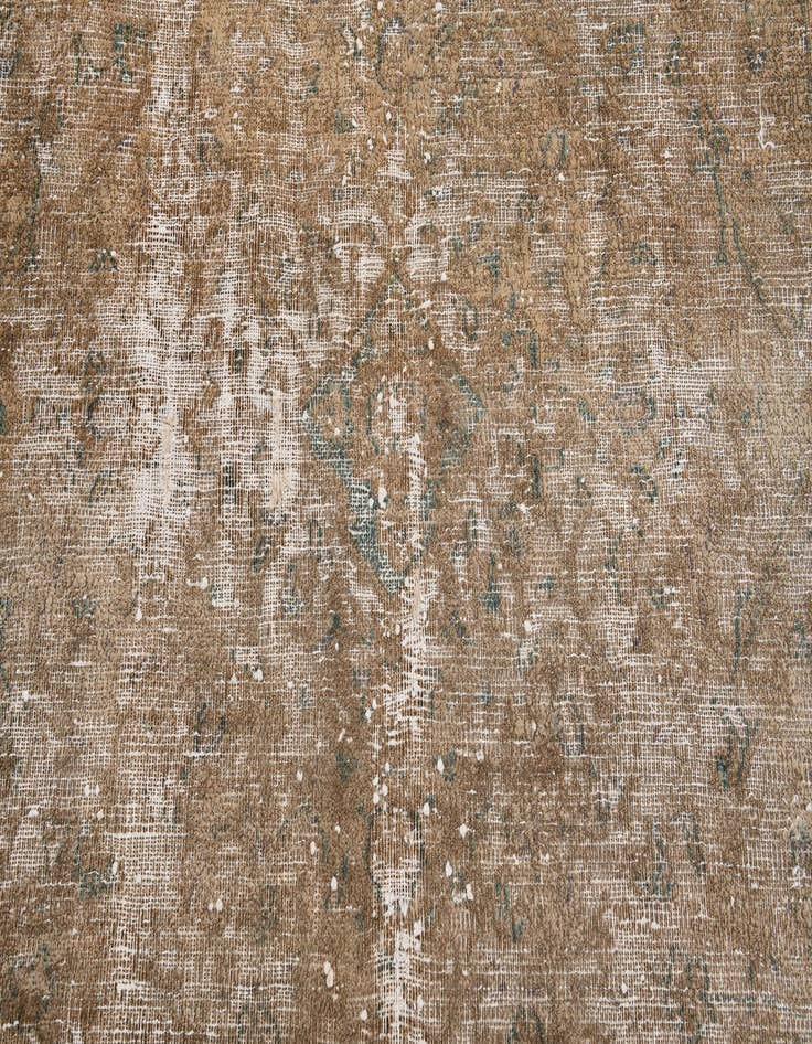 Detail image of  9' 7 x 11' 9  Hand Knotted Ultra Vintage Persian Wool Rug