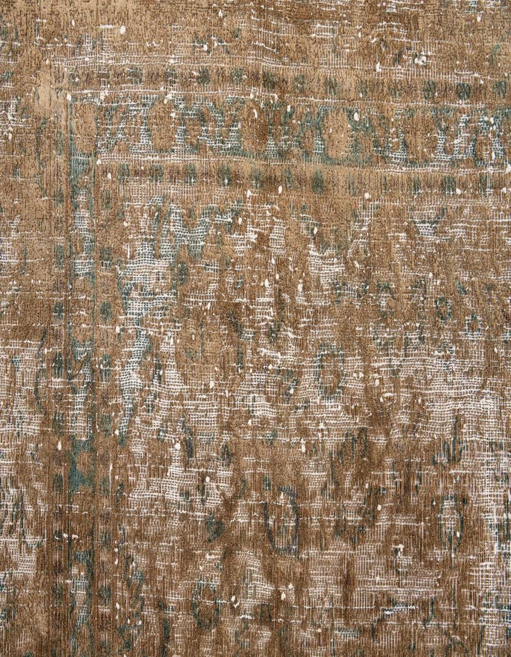 Detail image of  9' 7 x 11' 9  Hand Knotted Ultra Vintage Persian Wool Rug