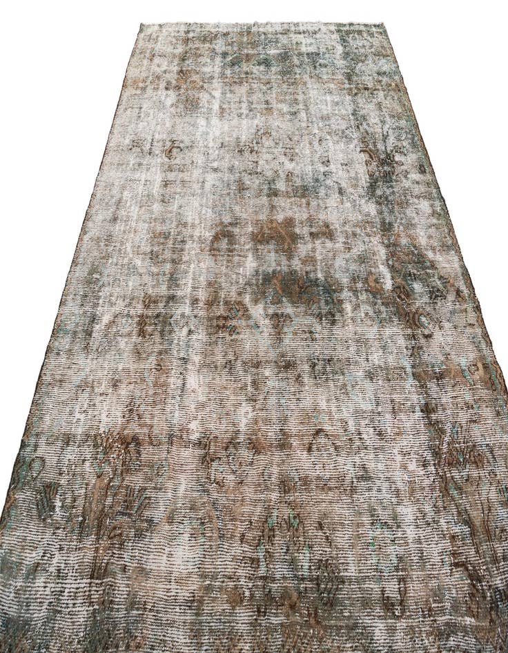 Detail image of  6' 8 x 8' 5  Hand Knotted Ultra Vintage Persian Wool Rug