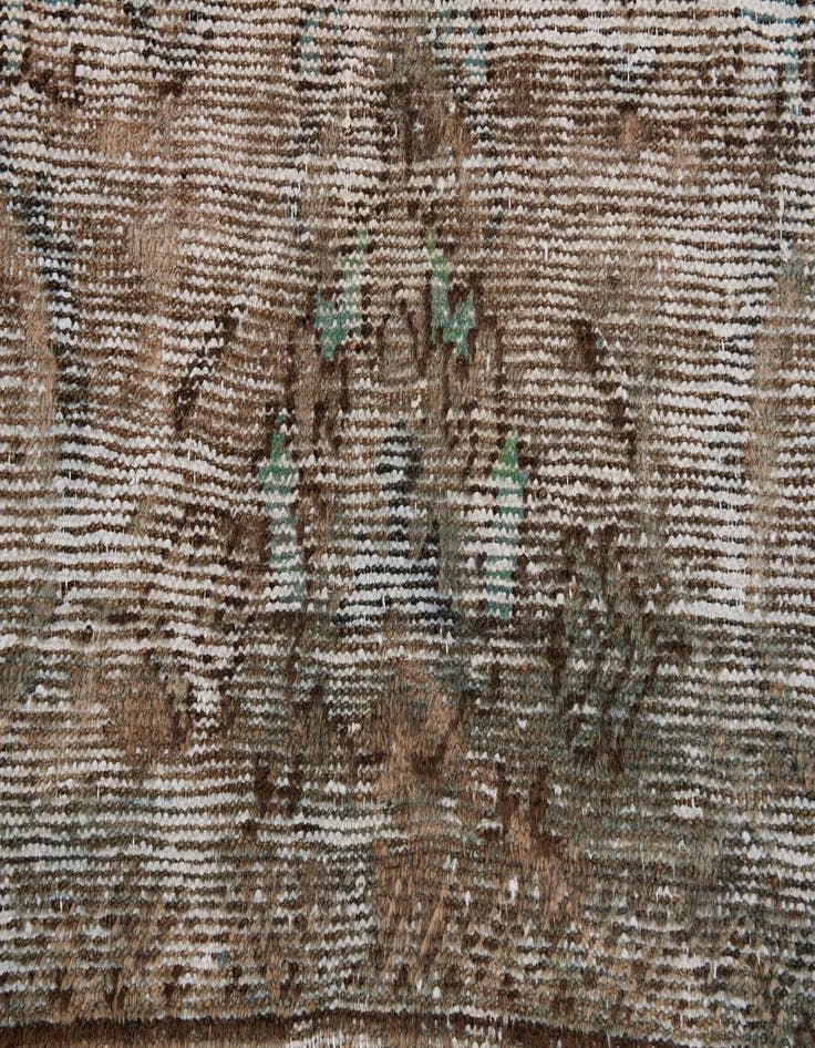 Detail image of  6' 8 x 8' 5  Hand Knotted Ultra Vintage Persian Wool Rug