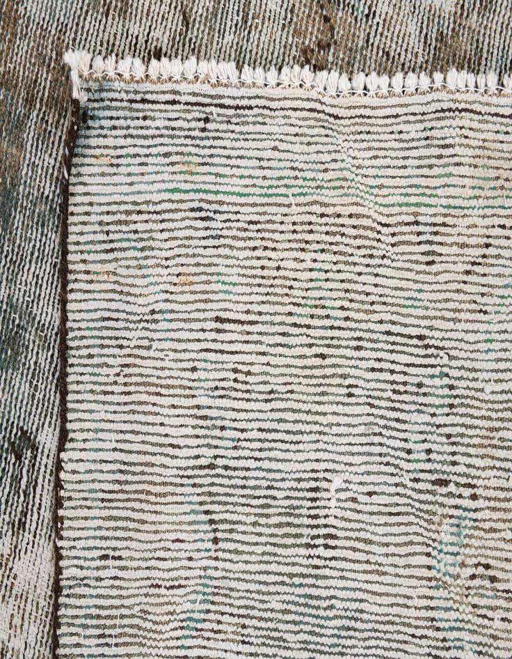 Detail image of  6' 8 x 8' 5  Hand Knotted Ultra Vintage Persian Wool Rug