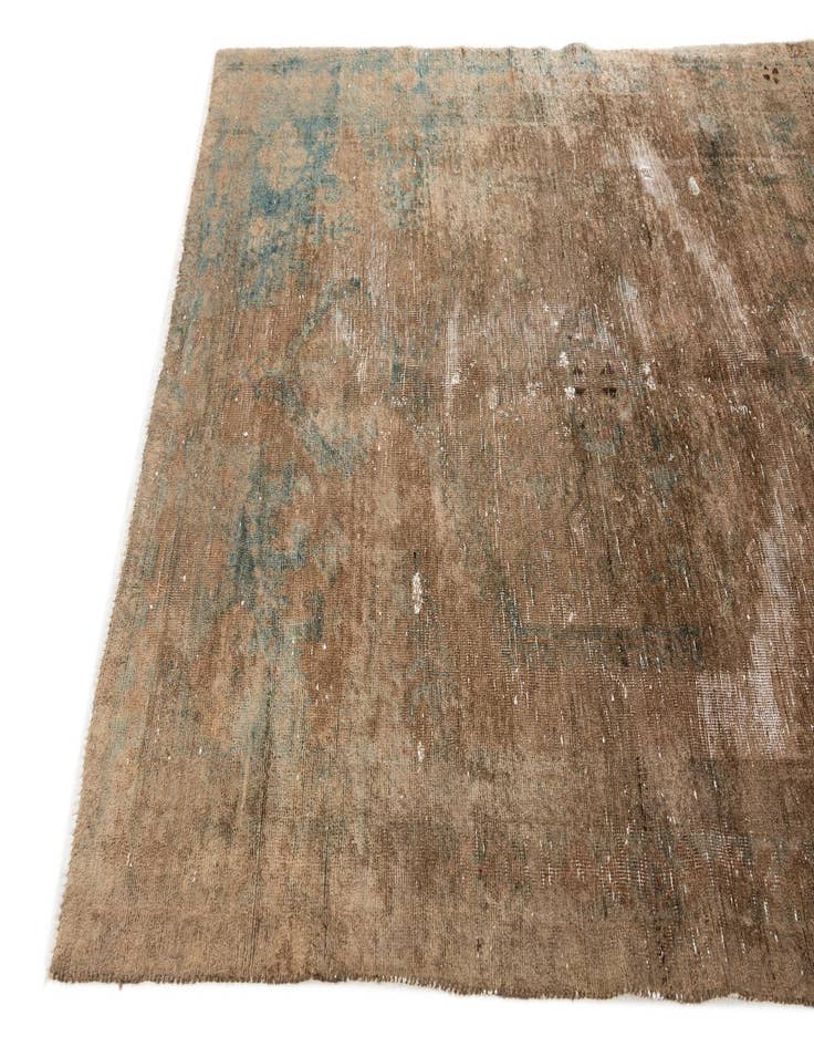 Detail image of  5' 3 x 6' 10  Hand Knotted Ultra Vintage Persian Wool Rug