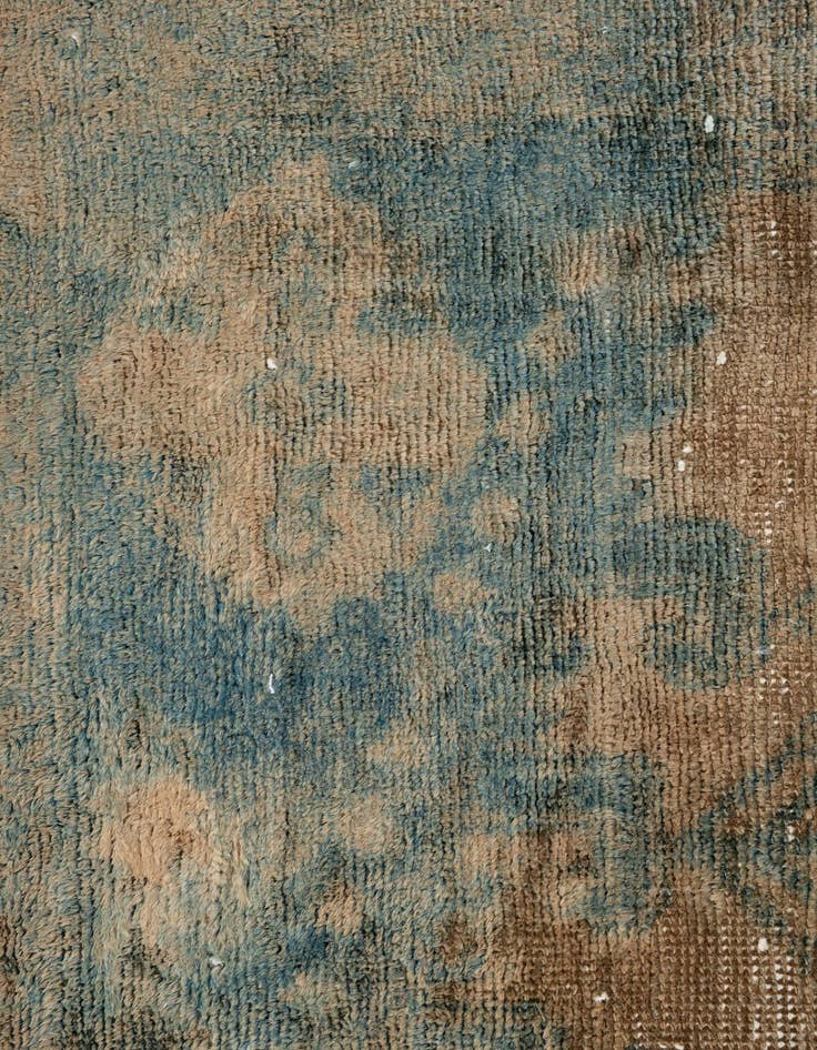 Detail image of  5' 3 x 6' 10  Hand Knotted Ultra Vintage Persian Wool Rug