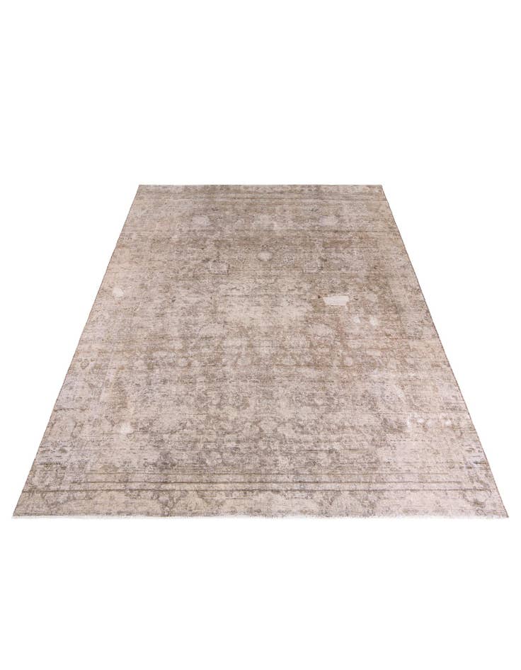 Detail image of  7' 8 x 11' 6  Hand Knotted Ultra Vintage Persian Wool Rug