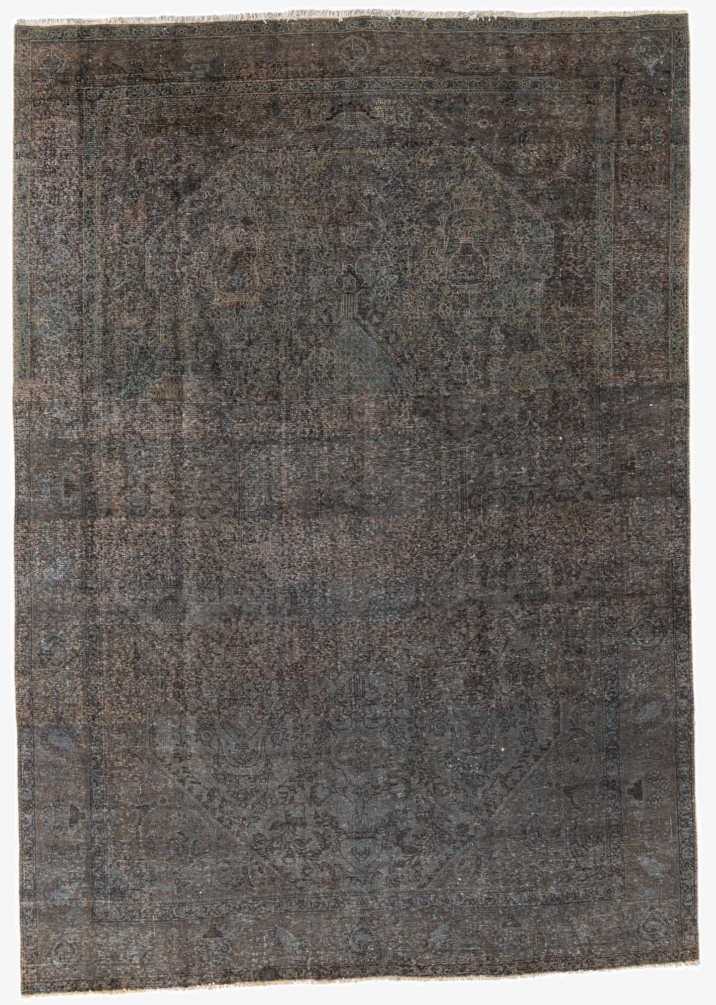  8' 2 x 11' 8  Hand Knotted Ultra Vintage Persian Wool Rug