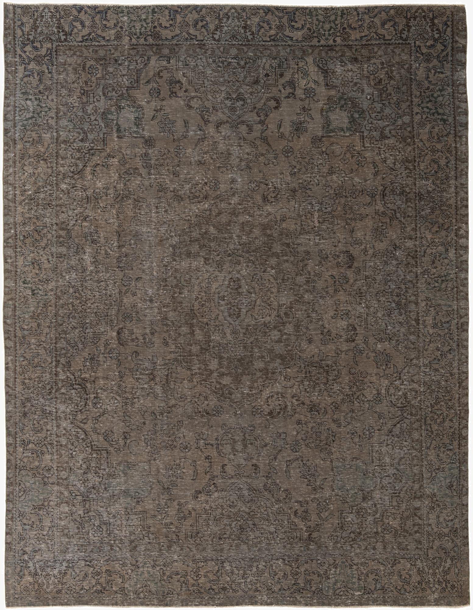  9' 6 x 12'  Hand Knotted Ultra Vintage Wool Rug