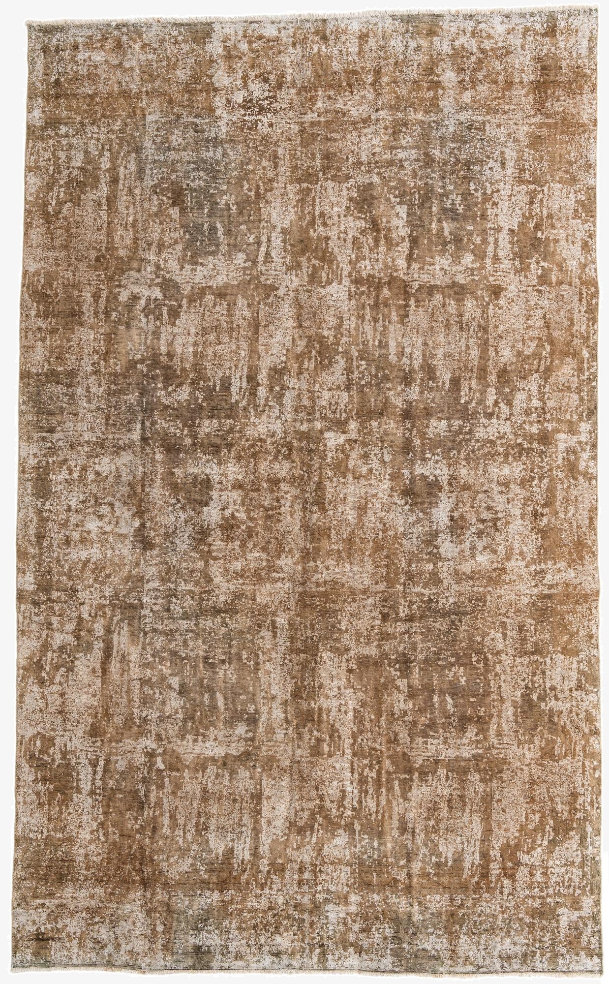  7' 5 x 12' 1  Hand Knotted Ultra Vintage Persian Wool Rug