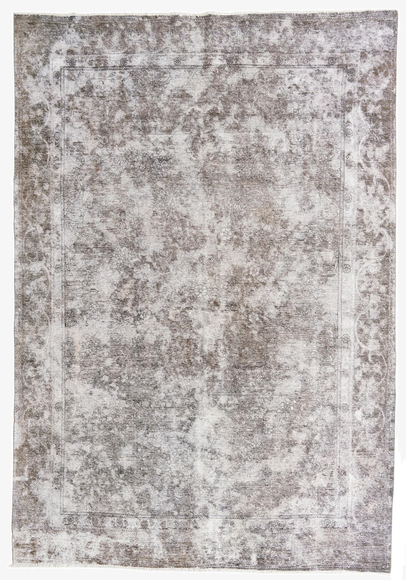  8' 9 x 12' 9  Hand Knotted Ultra Vintage Persian Wool Rug