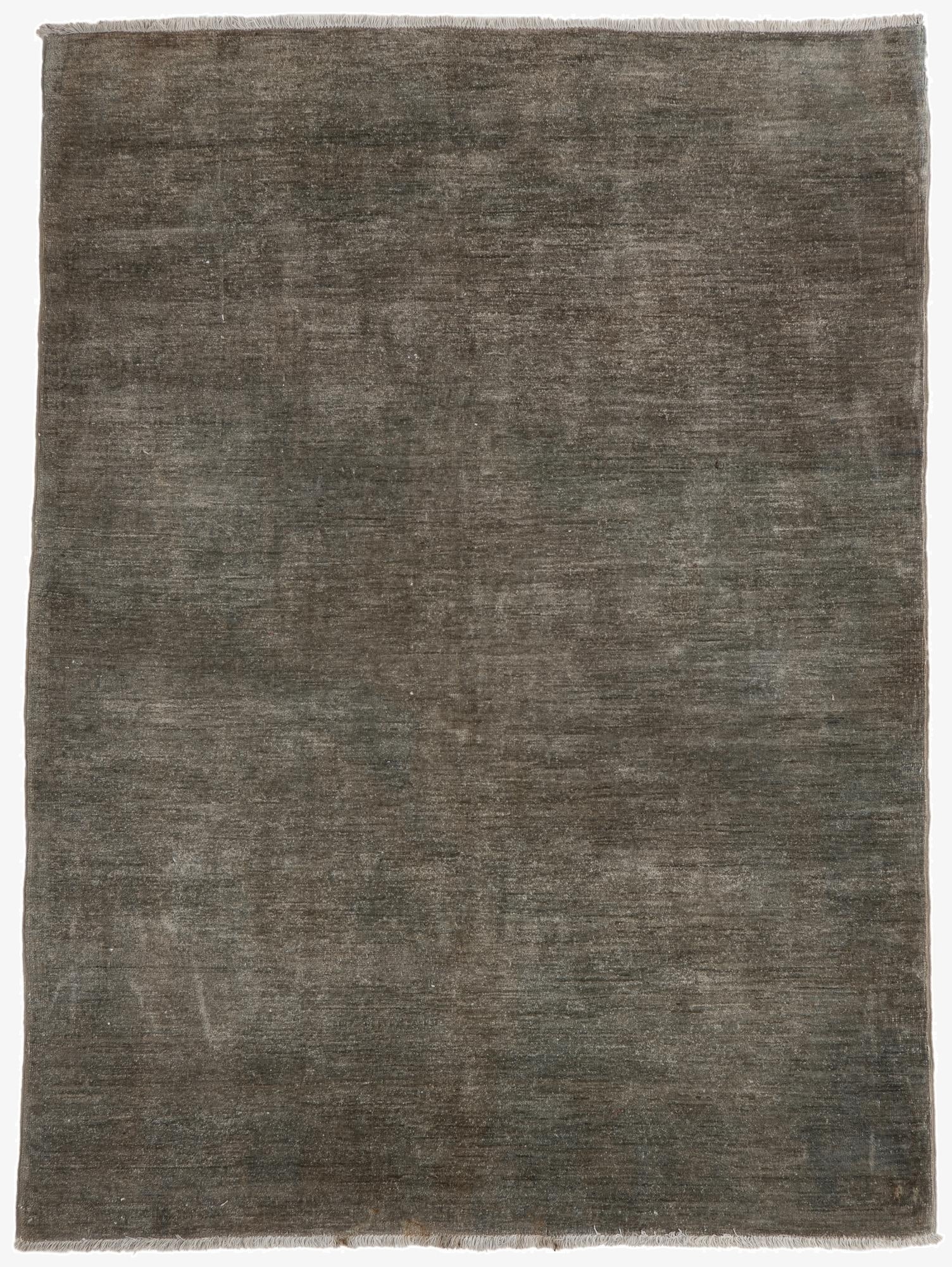  5' 1 x 6' 10  Hand Knotted Ultra Vintage Persian Wool Rug