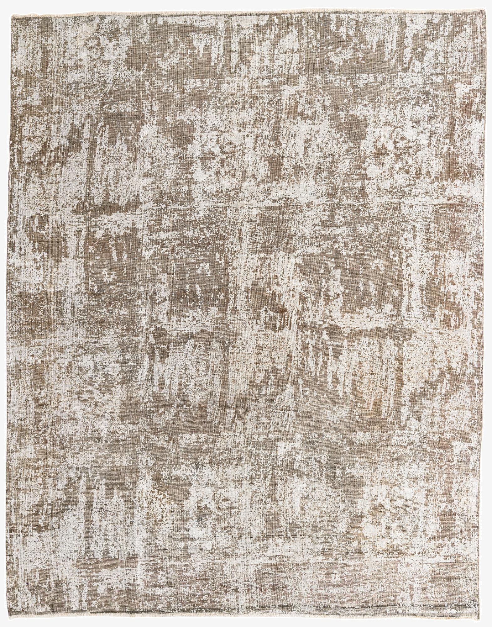  8' 1 x 10' 2  Hand Knotted Ultra Vintage Persian Wool Rug