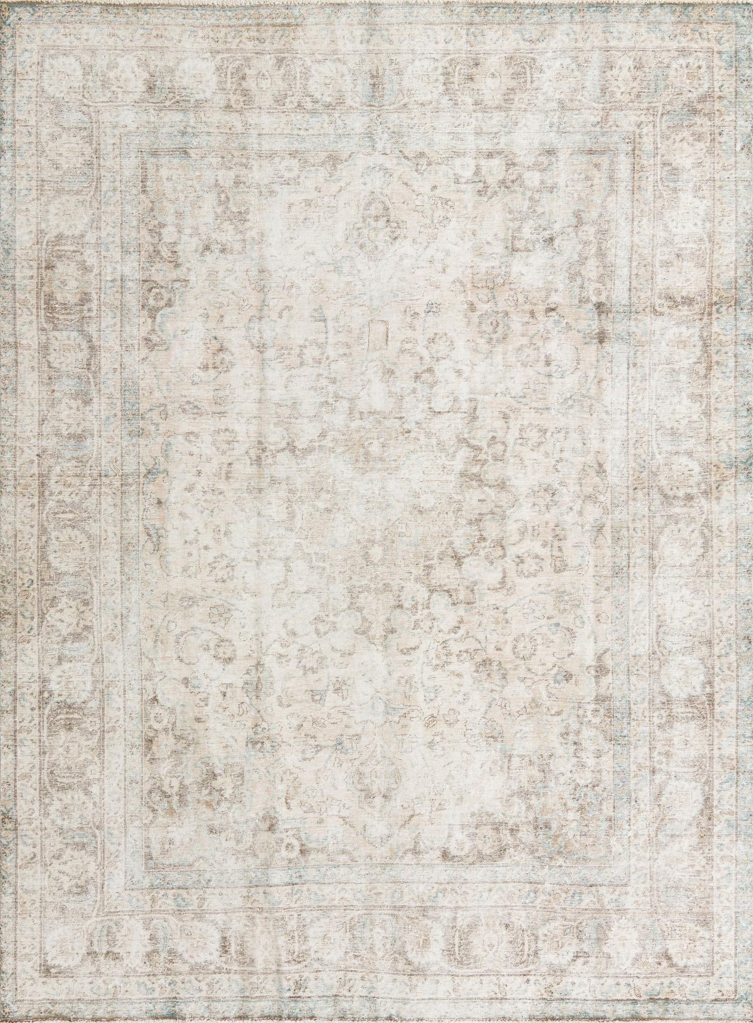  8' 3 x 11'  Hand Knotted Ultra Vintage Persian Wool Rug