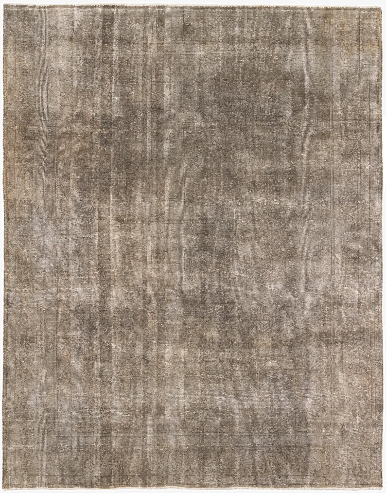  9' 2 x 12' 2  Hand Knotted Ultra Vintage Persian Wool Rug