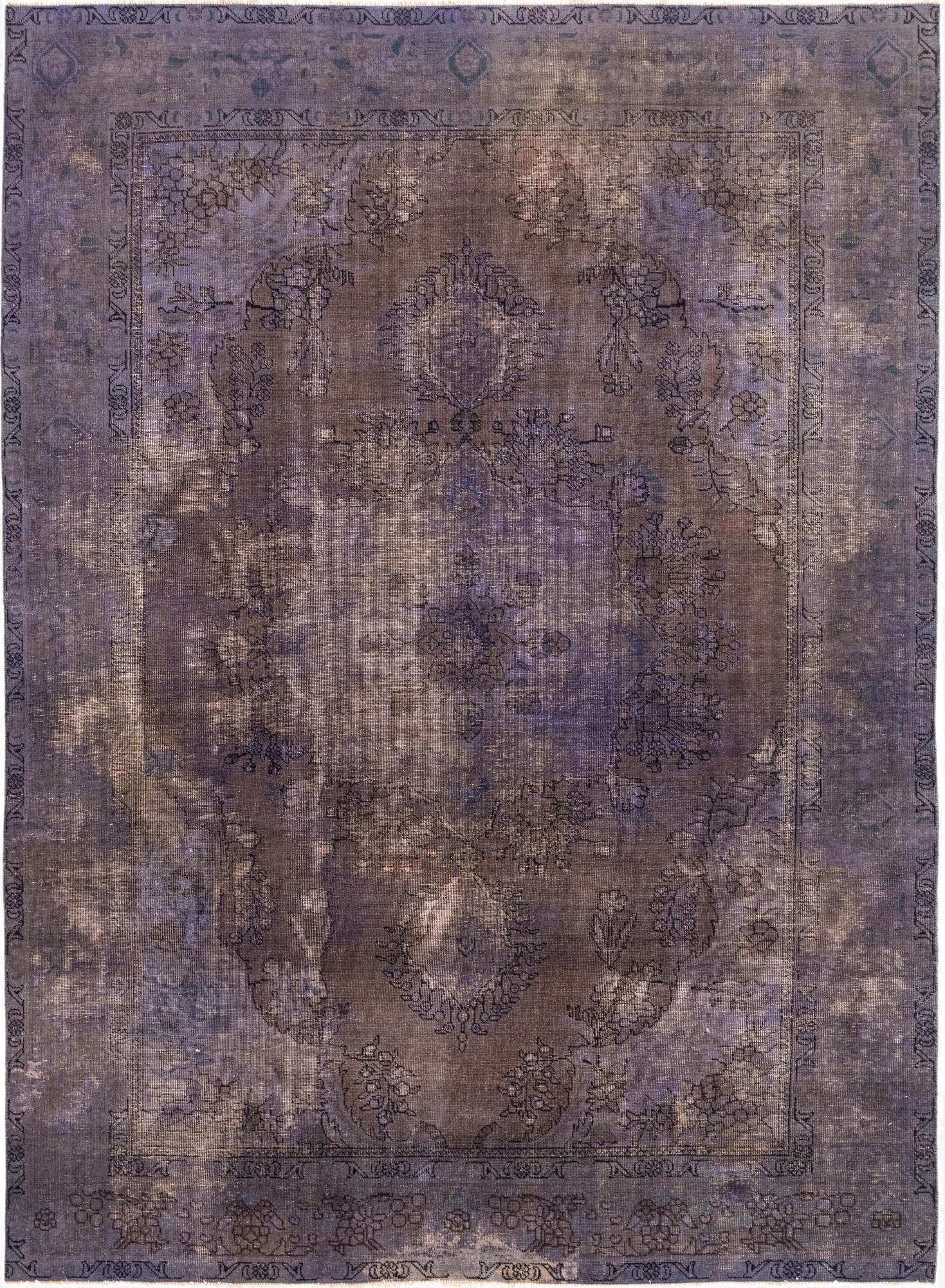  8' 2 x 11' 1  Hand Knotted Ultra Vintage Persian Wool Rug