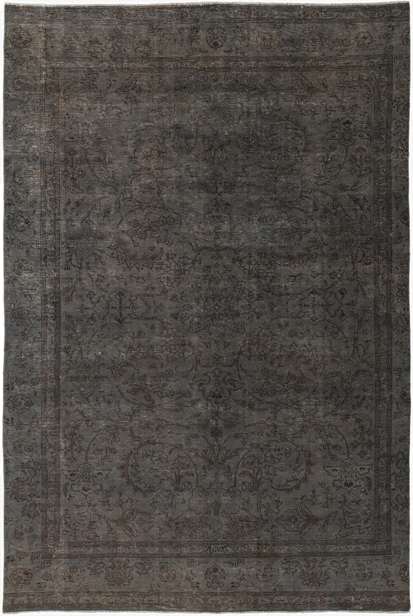  6' 10 x 10' 7  Hand Knotted Ultra Vintage Persian Wool Rug