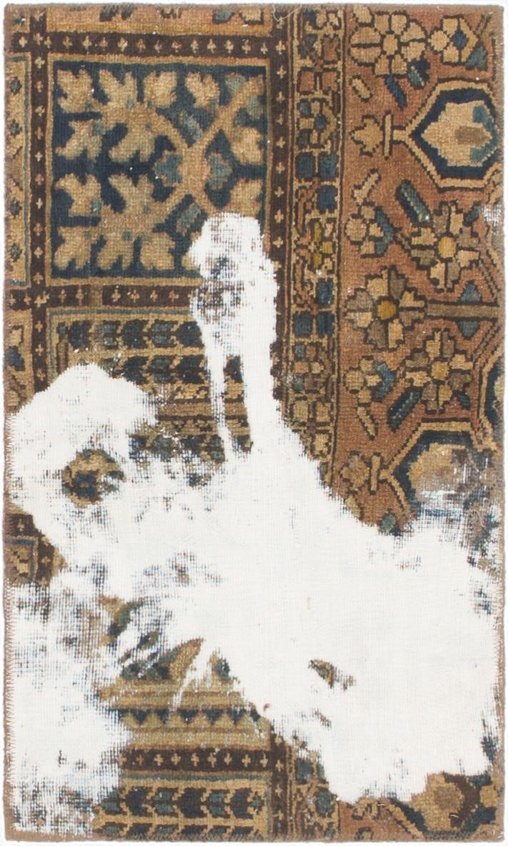  2' x 3' 6  Hand Knotted Ultra Vintage Persian Wool Rug