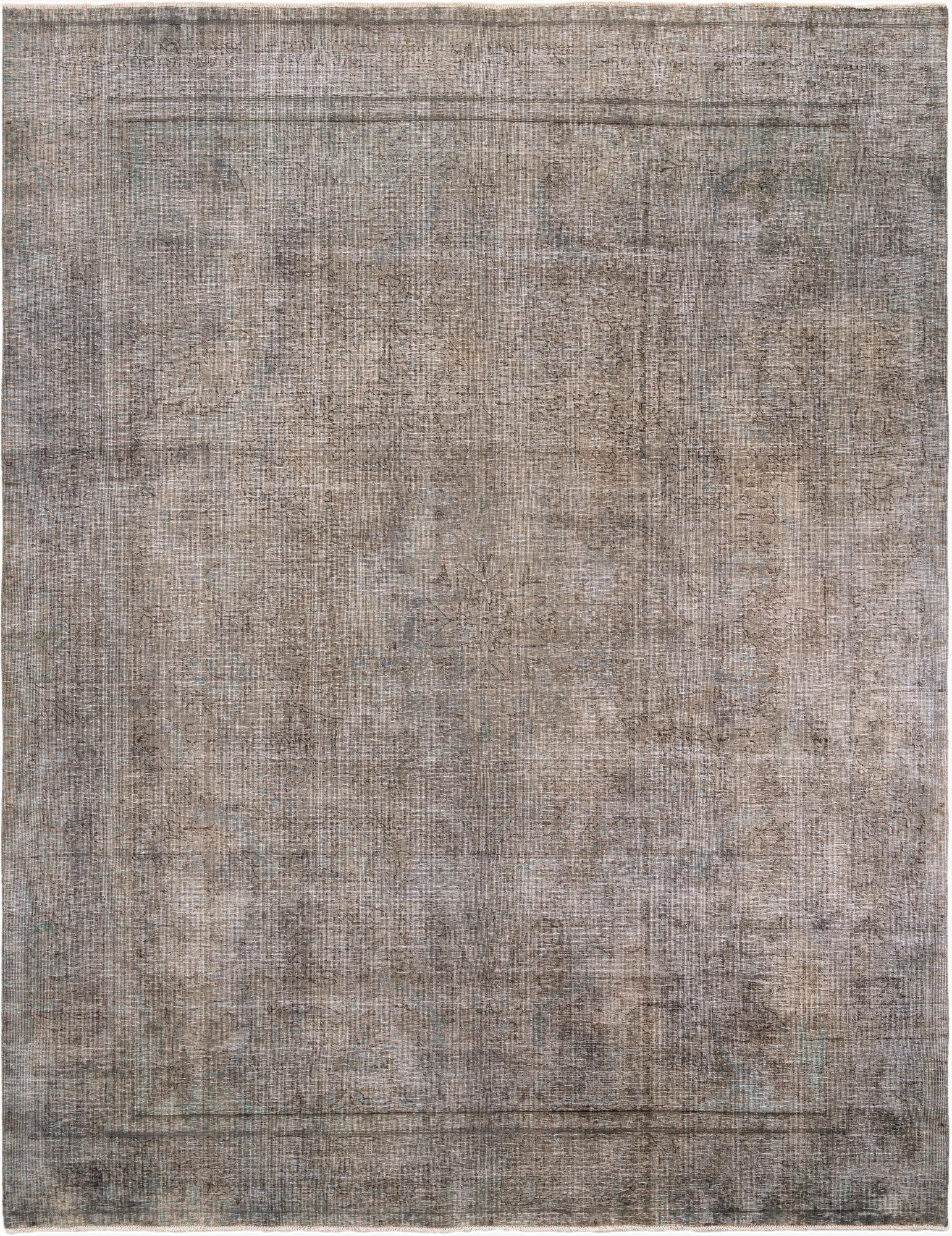  9' 9 x 12' 9  Hand Knotted Ultra Vintage Persian Wool Rug