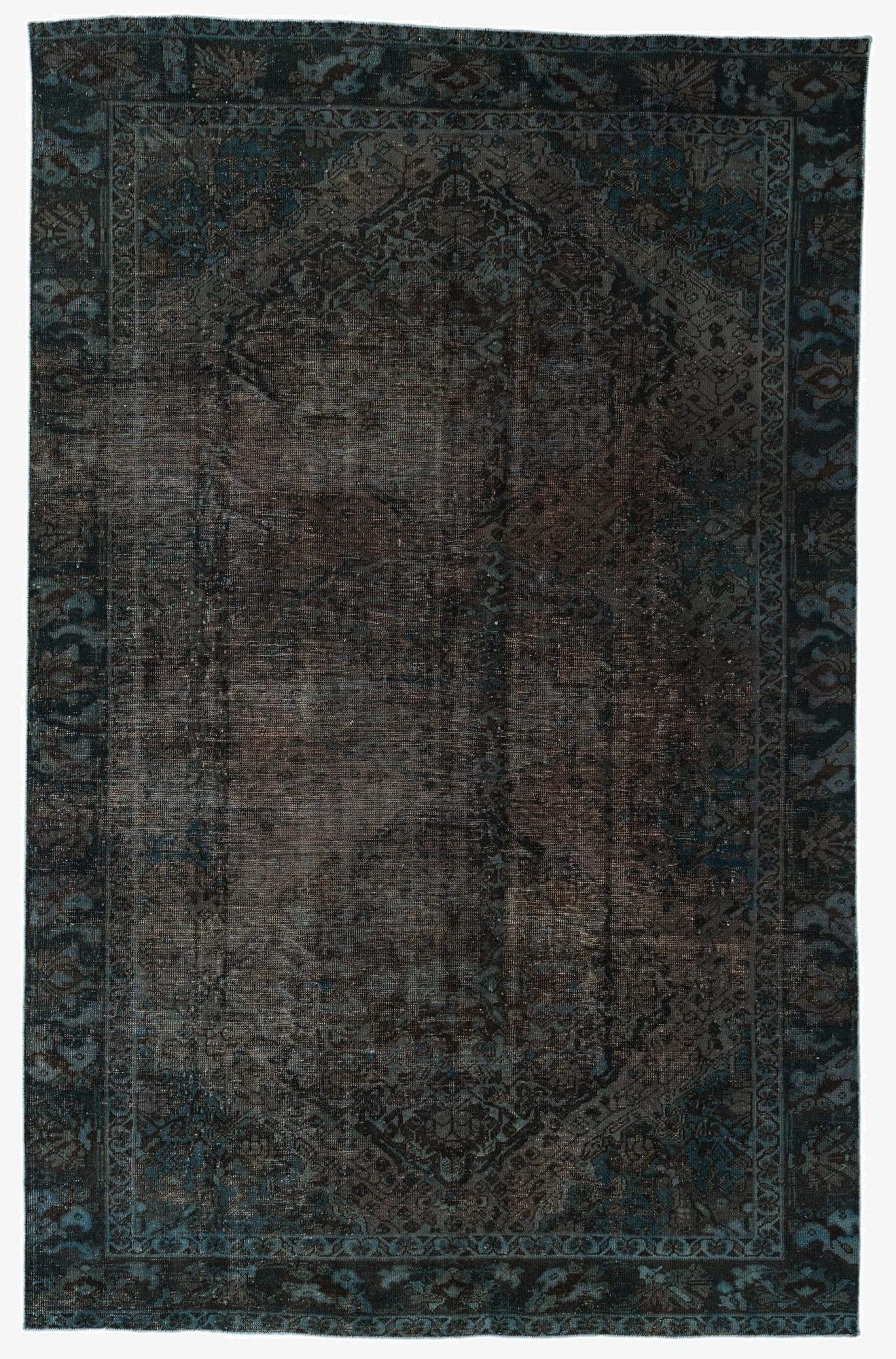  6' 3 x 10'  Hand Knotted Ultra Vintage Persian Wool Rug