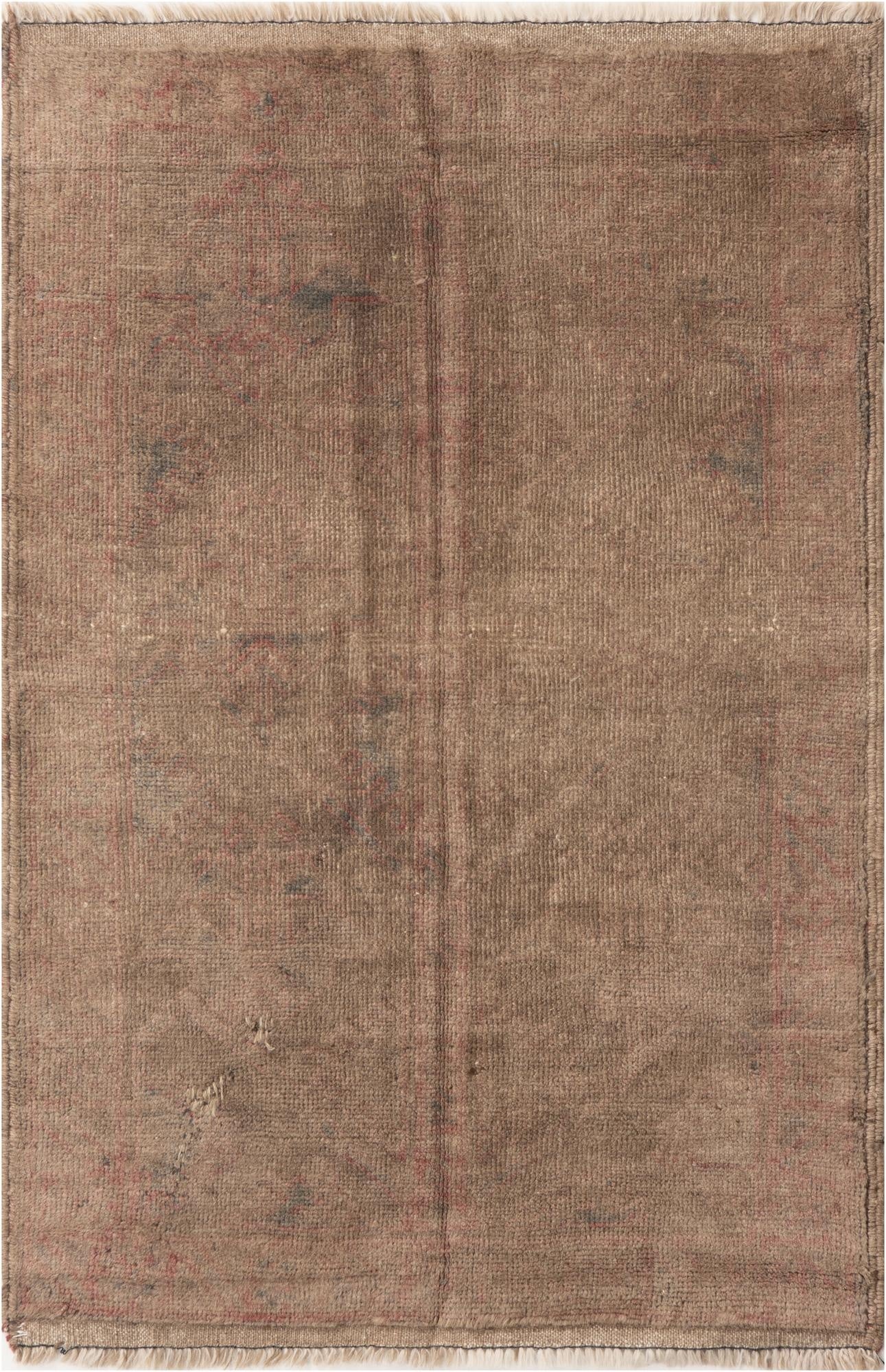  2' 10 x 4' 5  Hand Knotted Ultra Vintage Persian Wool Rug