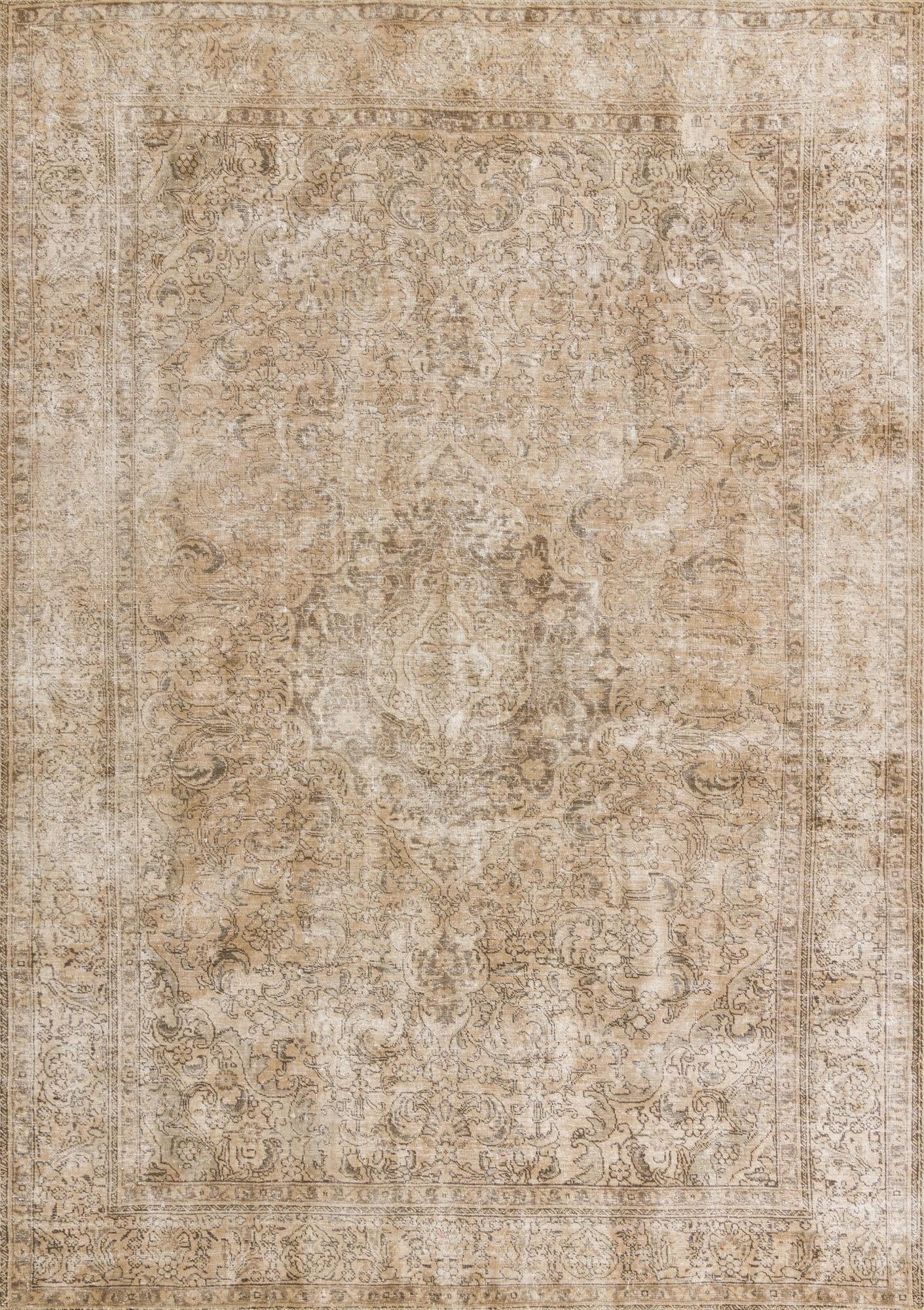  7' 8 x 11'  Hand Knotted Ultra Vintage Persian Wool Rug