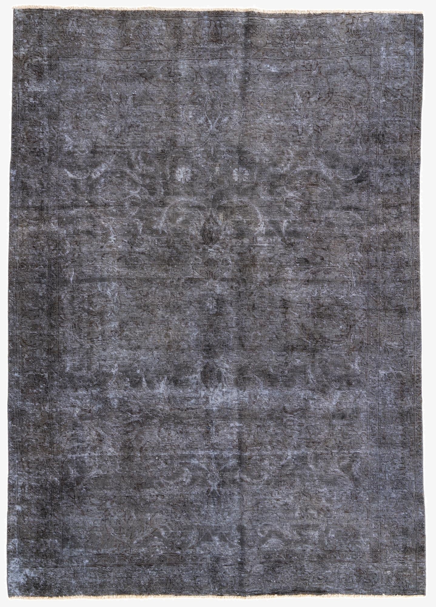  6' 6 x 9' 3  Hand Knotted Ultra Vintage Persian Wool Rug