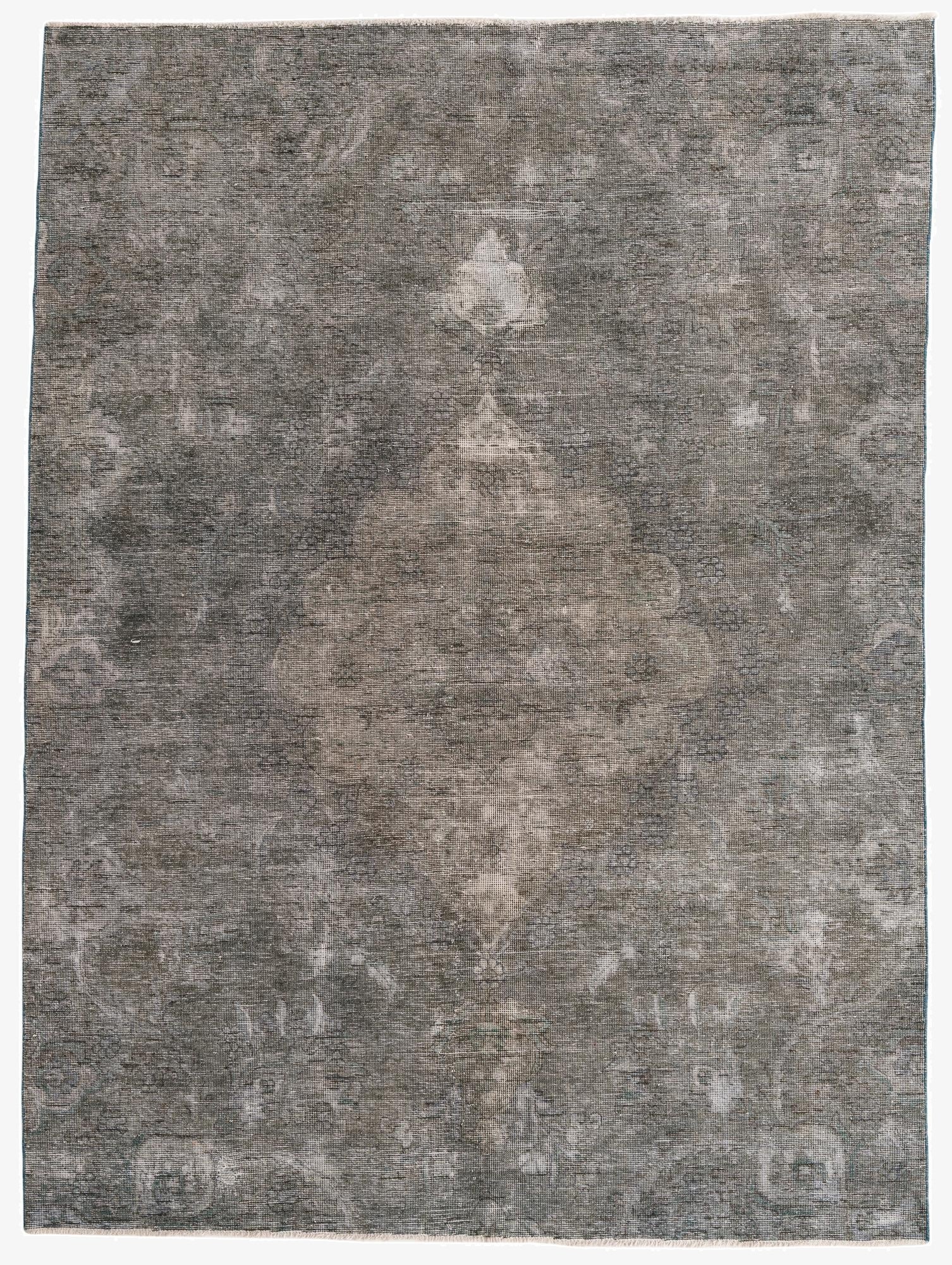  6' 9 x 9' 2  Hand Knotted Ultra Vintage Persian Wool Rug