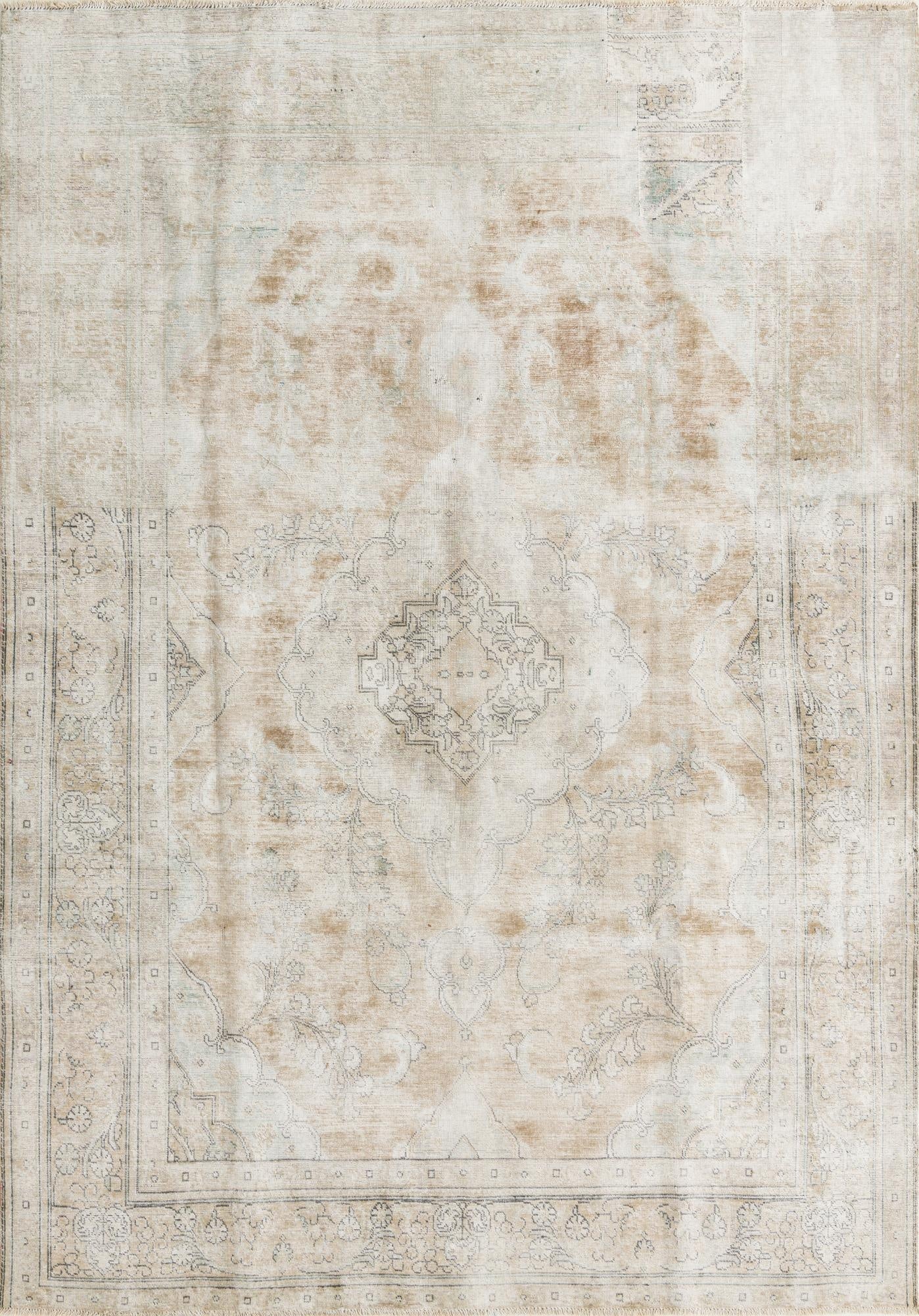  7' 9 x 11'  Hand Knotted Ultra Vintage Persian Wool Rug