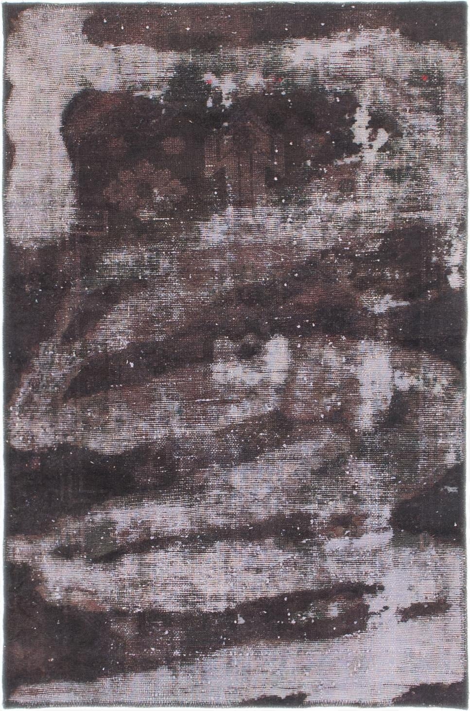  2' 10 x 4' 5  Hand Knotted Ultra Vintage Persian Wool Rug