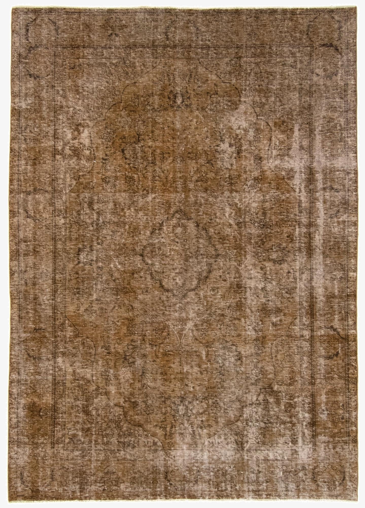  6' 7 x 9' 3  Hand Knotted Vintage Royal Persian Wool Rug