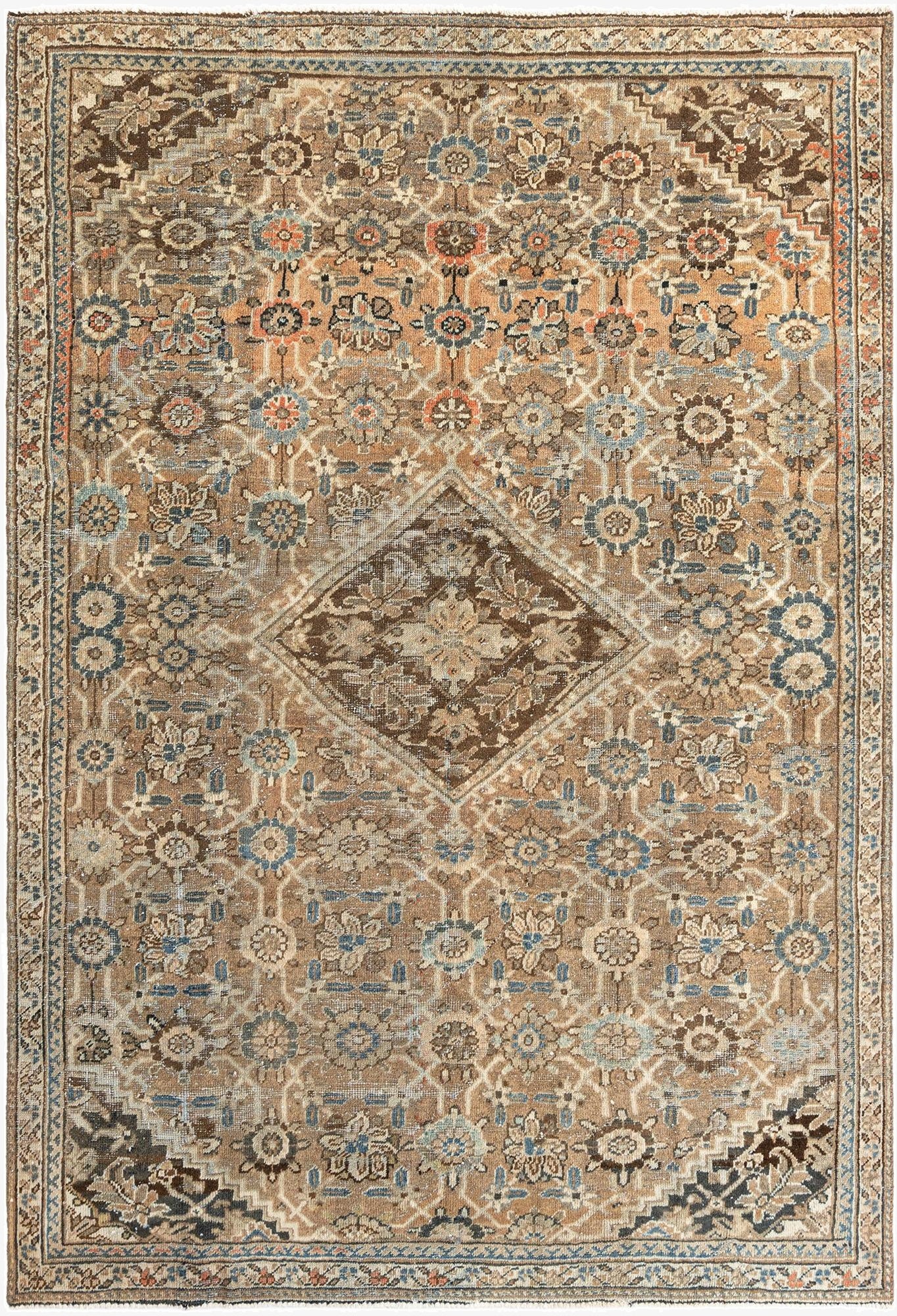  6' 9 x 10' Vintage Wool Rug