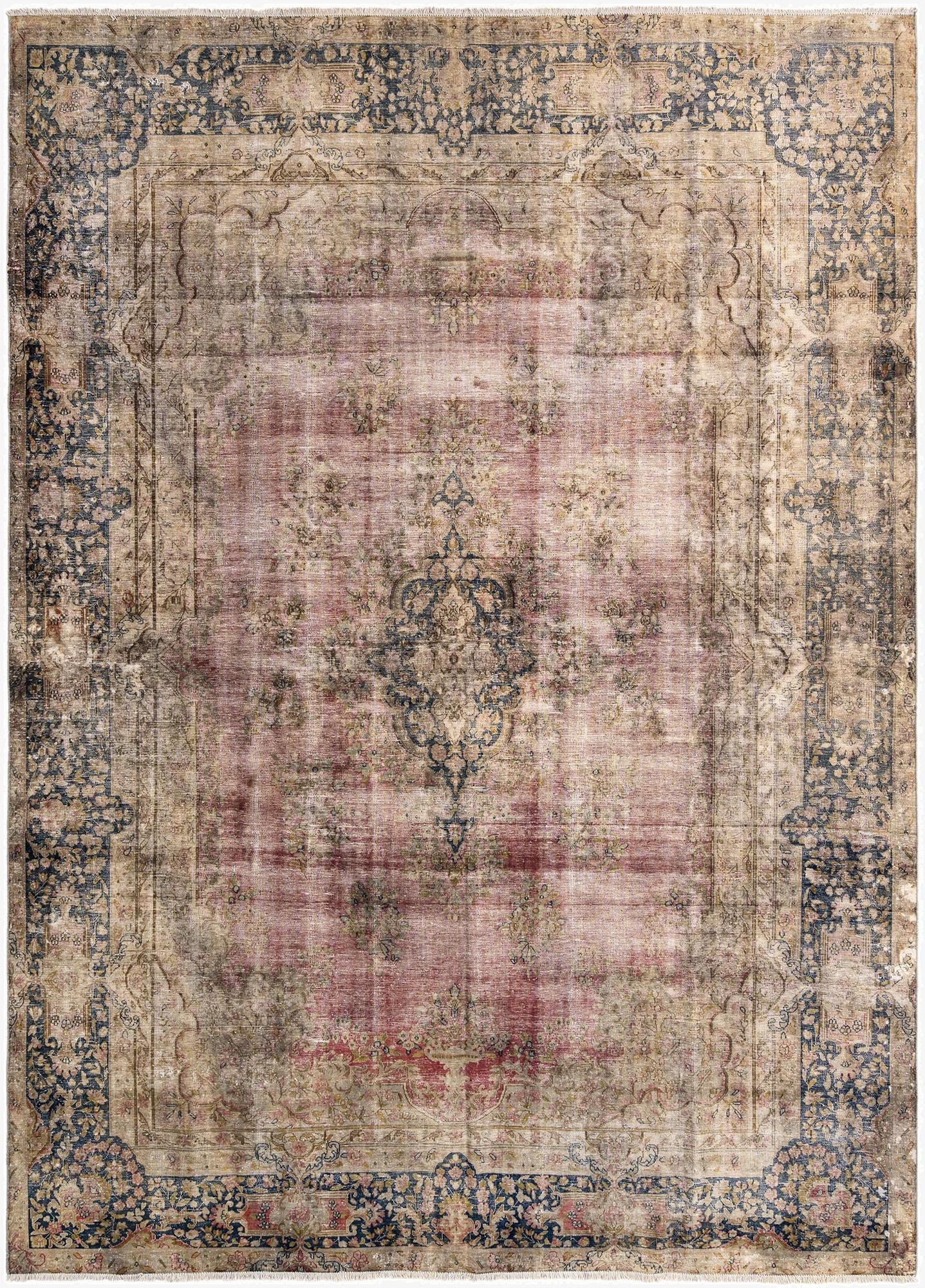  9' 3 x 12' 9 Vintage Wool Rug